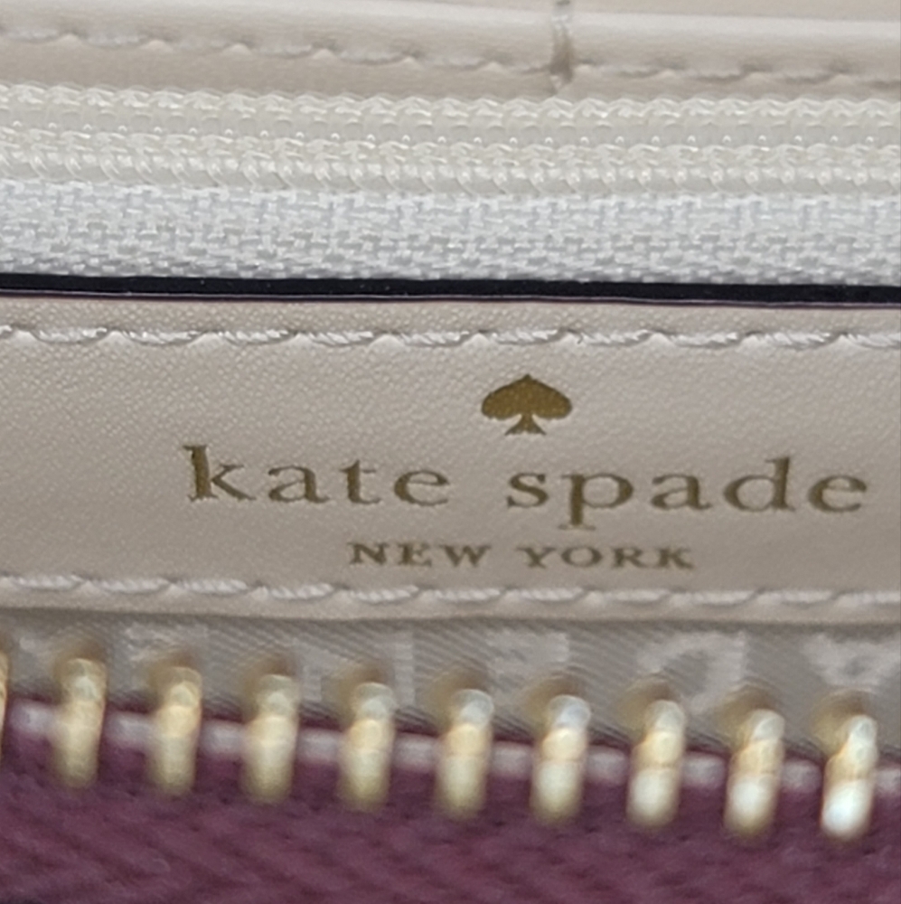 NWOT Kate Spade Schuyler Burgundy Large Continental Wallet Wristlet - Picture 7 of 12